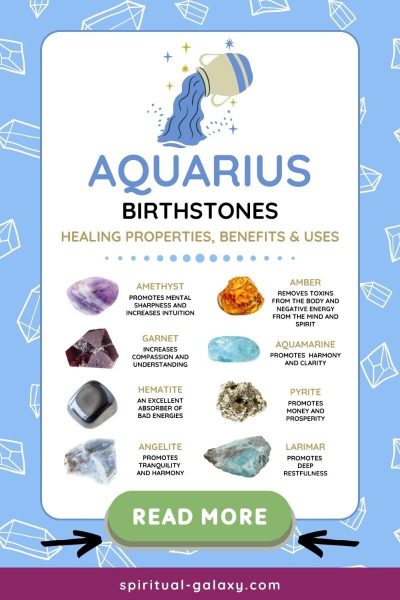 Aquarius Birthstones: Healing Properties, Benefits & Uses