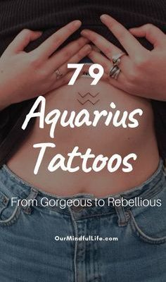 55 Unique and Gorgeous Aquarius Tattoos with Meanings