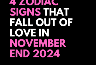 4 Zodiac Signs That Fall Out Of Love In November End 2024 – The Thought Catalogs