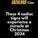 These 4 zodiac signs will experience a miracle at Christmas 2024