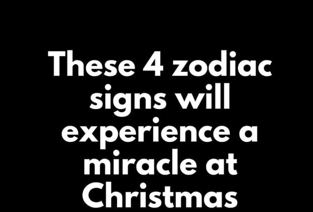 These 4 zodiac signs will experience a miracle at Christmas 2024