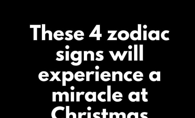 These 4 zodiac signs will experience a miracle at Christmas 2024