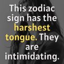 This zodiac sign has the harshest tongue. They are intimidating and they have a strong response.