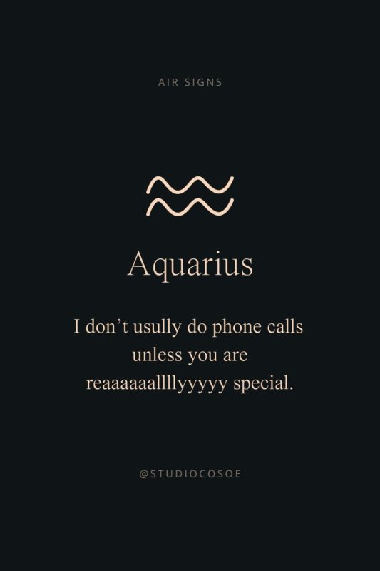 Aquarius • Zodiac Signs • Air Signs • Astrology • Horoscope