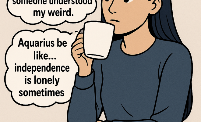 Aquarius Be Like I don't need anyone.