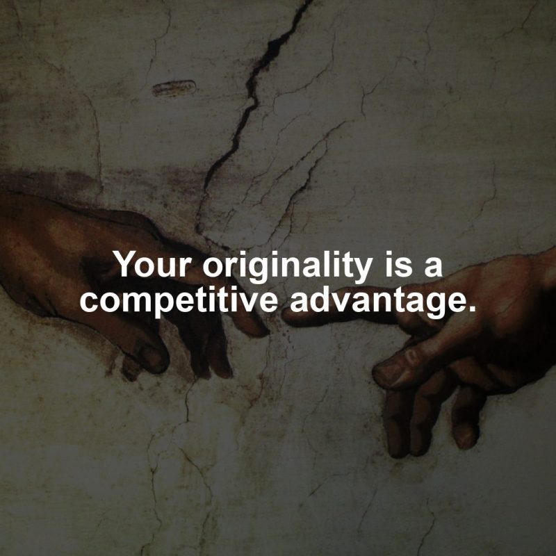 Aquarius motivational zodiac meme about your originality is a competitive advantage....